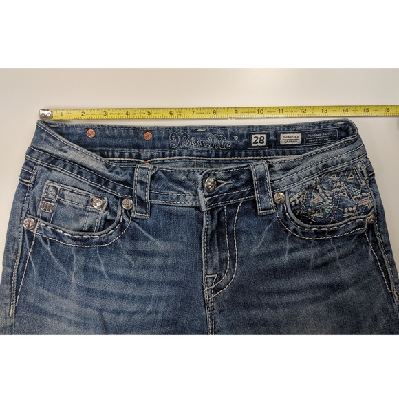 Women's Miss Me cropped jeans size 28 - Picture 4 of 7